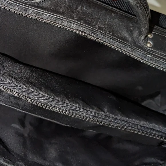 Vintage Coach double turn lock laptop briefcase.0532